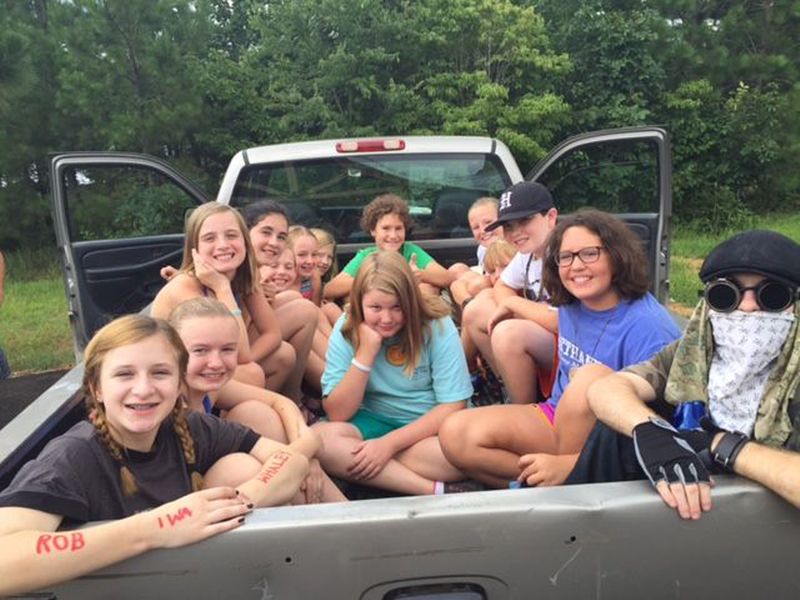 Bethany's Kids Campers on the way to the farm.jpg