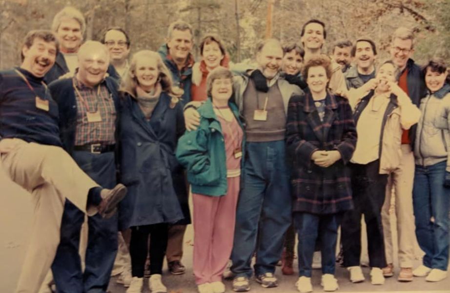 One of the first groups that met for Cursillo in lower camp including Rev. Bob Blackwell, Kay Blackwell, Rev. Tim Murphy & others. history 11.jpg