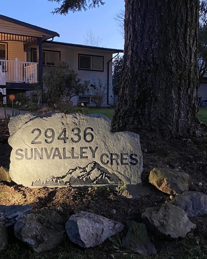 Address sign