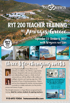 200 hr Teacher Training in Greece