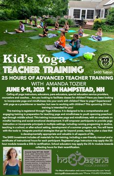 25 hours | kids yoga teacher training | Hampstead, NH