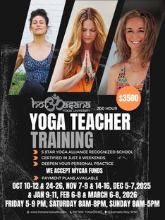 200 Hour Yoga Teacher Training in 8 weekends  in Southern Pines