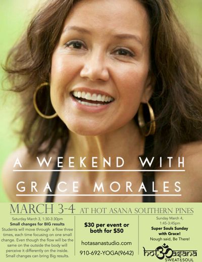 A  weekend  with Grace Morales