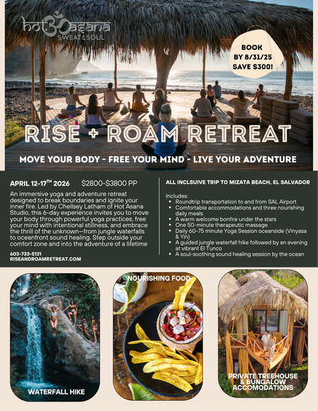 Rise + Roam: Transformational Retreat  with Hot Asana NoCo Owner, Chellsey Latham
