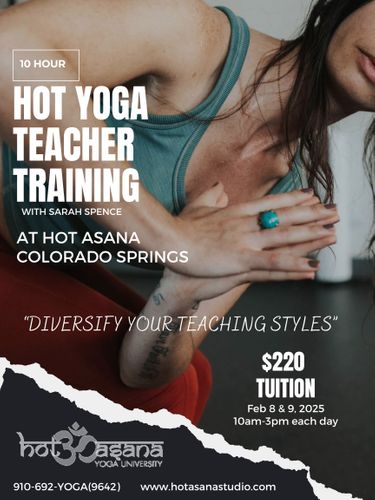 10 Hours |  Hot Yoga Training |  Colorado Springs