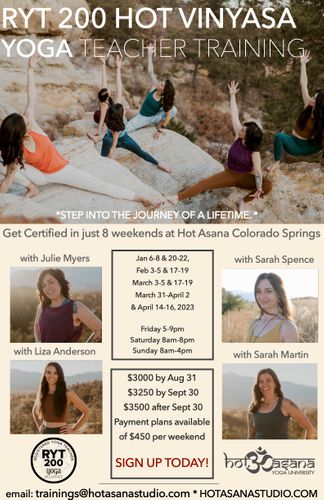 200 Hour Yoga Teacher Training in Colorado Springs, CO