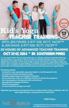 20 Hours | Kids Yoga Teacher Training | Yoga & Mindfulness for pre school - 5th grade