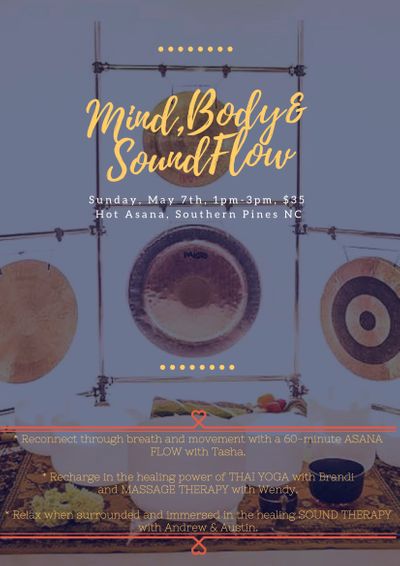 Mind Body & Sound Flow in Southern Pines