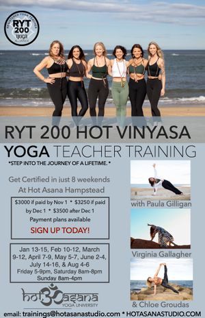 200 Hour Yoga Teacher Training in Hampstead, NH