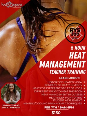 5 hour | Heat Management Training | COS