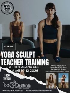 20 Hours | Yoga Sculpt Teacher Training | COS