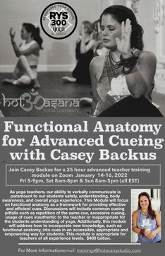 25 Hours | VIRTUAL Functional Anatomy for Advanced Cueing