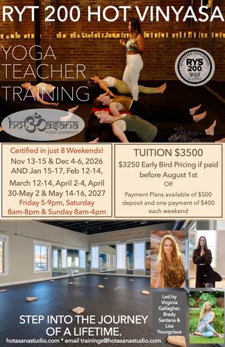 200 Hour Yoga Teacher Training in 8 weekends  in Southern Pines