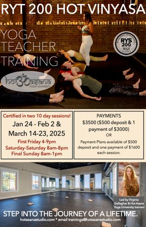 Two 10 day Sessions - 200 Hour Yoga Teacher Training in Southern Pines, NC