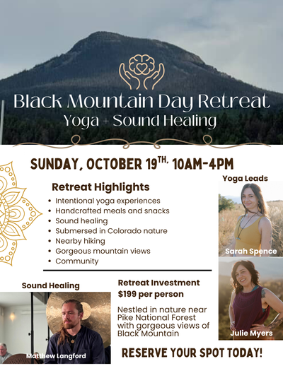 Black Mountain Day Retreat: Yoga + Sound Healing