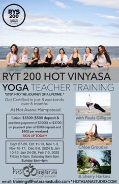200 Hour Yoga Teacher Training in Derry, NH