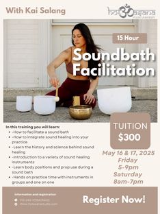 15 Hours | Soundbath Facilitation in Southern Pines, NC