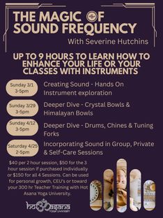 9 Hours |Creating Calm through Sound practices and techniques for using SoundBath instruments | in Southern Pines, NC