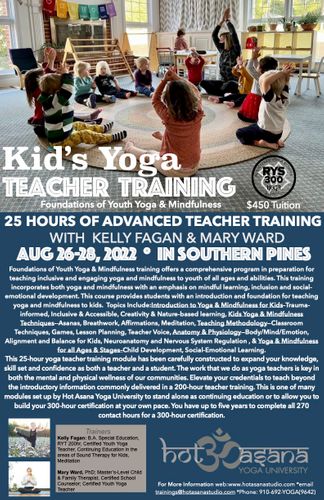 25 Hours | Kids Yoga Teacher Training | Foundations of Youth Yoga & Mindfulness