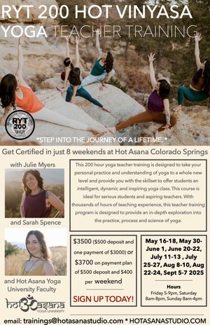 200 Hour Yoga Teacher Training in Colorado Springs, CO