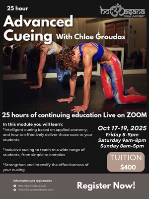25 Hours | Advanced Cueing  | LIVE on ZOOM