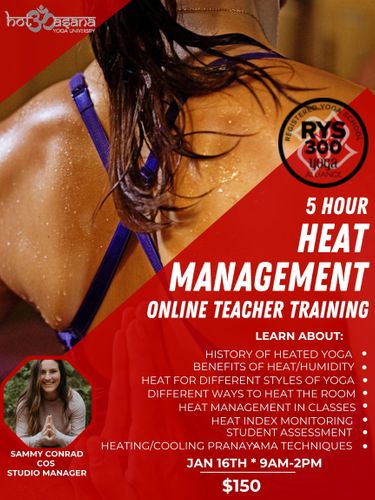 5 hour | Heat Management Training | COS