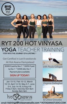 200 Hour Yoga Teacher Training in Hampstead, NH