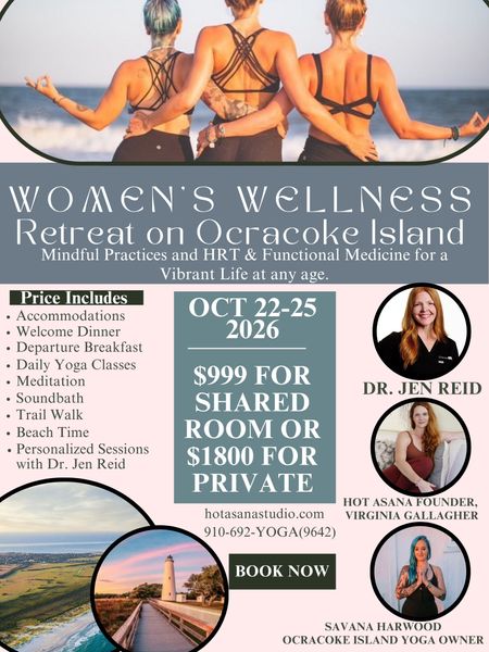 Women's Retreat on Ocracoke Island with Dr. Jen Reid , Virginia Gallagher & Savana Harwood