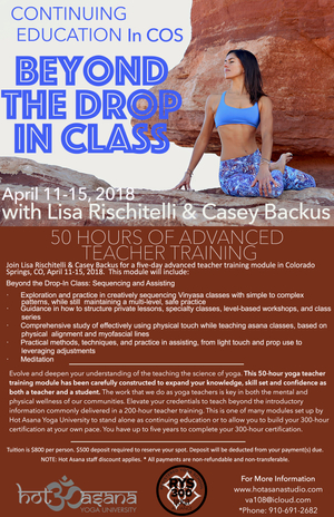 50 hr beyond the drop in class sequencing & assisting module in COS