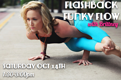 This 90min long specialty class is a strong Vinyasa Flow, including optional guided arm balances and inversions, will be fueled with music from the 70's, 80's & 90's. * You are welcome to dress accordingly :-) Come ready to rock! It's gonna be a fun one! flashback funky flow