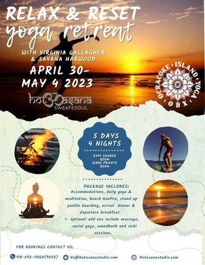 Relax & ReSet Retreat on Ocracoke Island with Virginia Gallagher & Savana Harwood