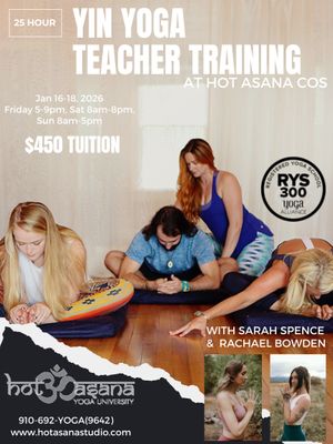 25 Hours | Advanced Lower Body Anatomy & Yin Yoga Certification in COS