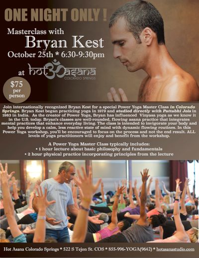 Bryan Kest Masterclass in COS