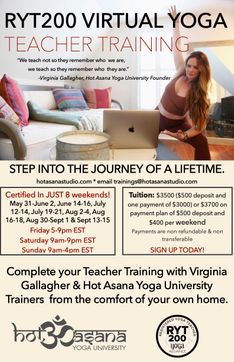 VIRTUAL 200 Hour Yoga Teacher Training