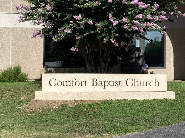 Comfort baptist church rock sign.jpg
