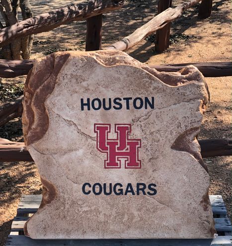 UH Houston Cougar Pride Rock.JPG