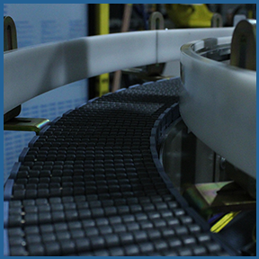 Low Back Pressure Beaded Belt Conveyor