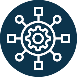 customer process icon white n blue