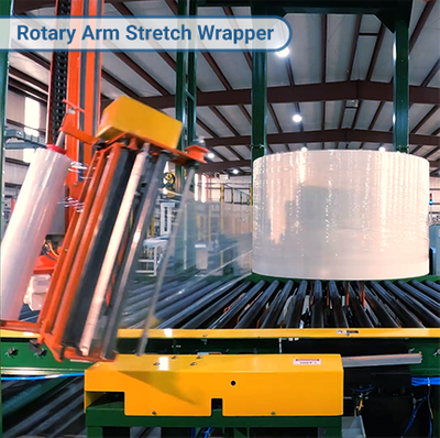 Example of a Rotary Arm Stretch Wrapper