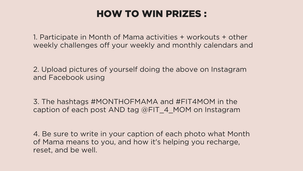 how to win month of mama prizes