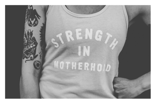 fit4mom strength in motherhood tank top