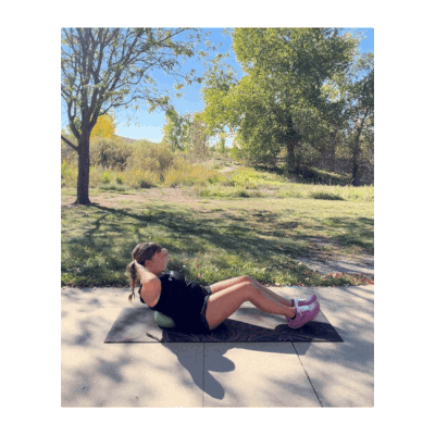 FIT4MOM crunches with core ball.gif