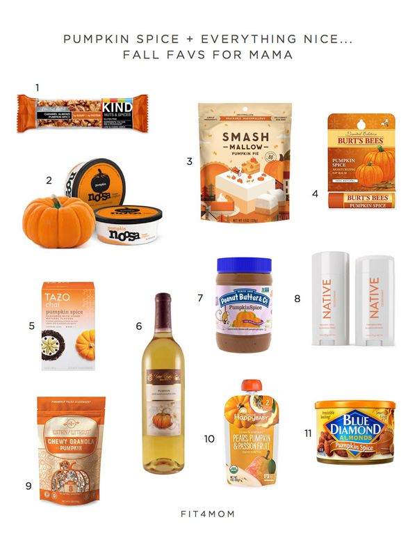 pumpkin spice fall favorites for mom