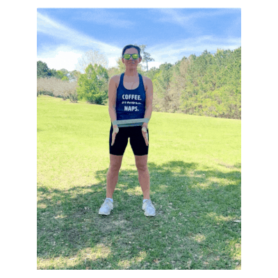 FIT4MOM mini band workout bicep curls.gif