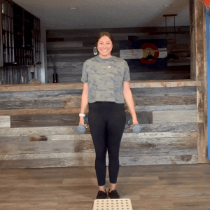 FIT4MOM mom exercises bicep curls.gif