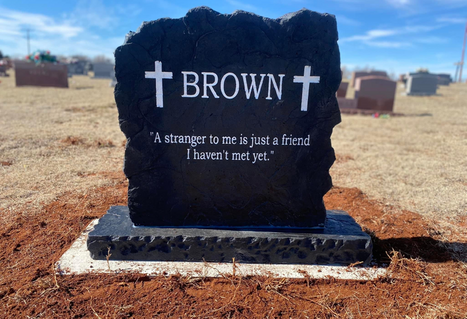 Brown Double Crosses on Black Stone.png