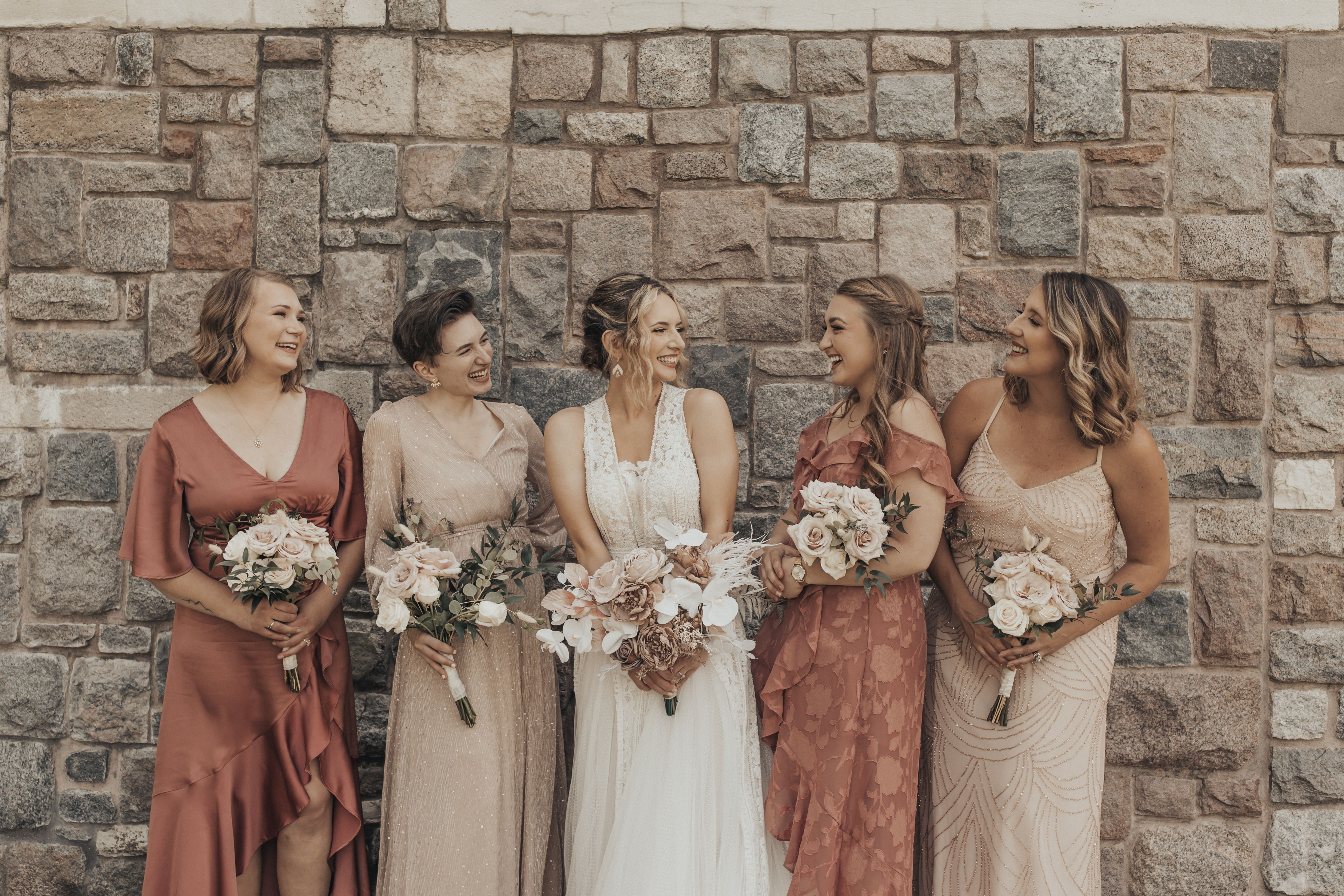 bridesmaid bride hair updo style bridal