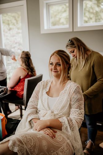 Bridal stlye hair 