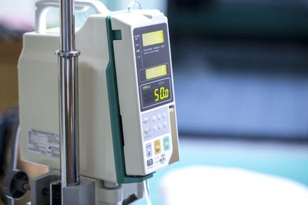 Infusion pump drip for patients in the hospital