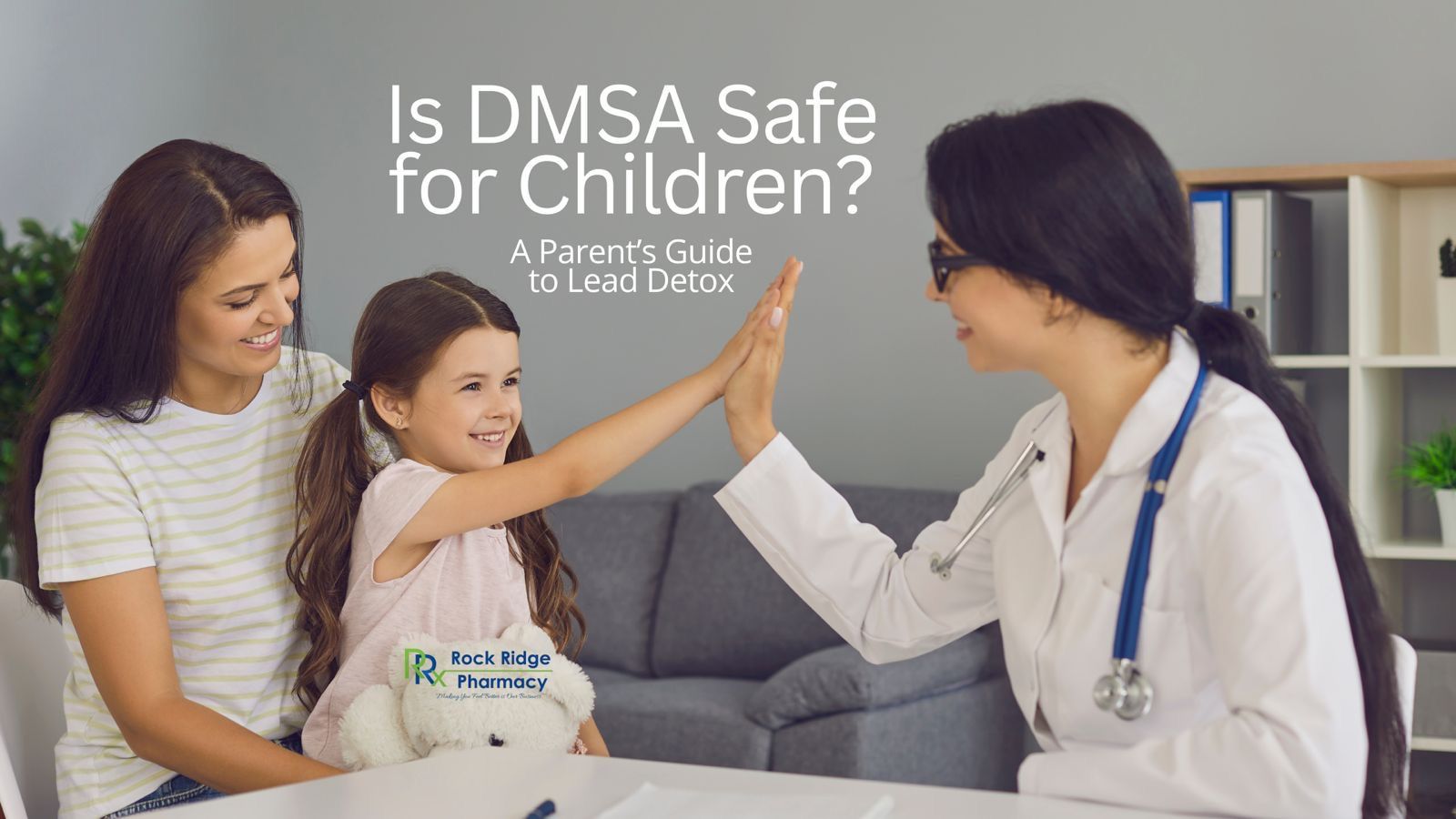 Pediatric chelation therapy with DMSA capsules